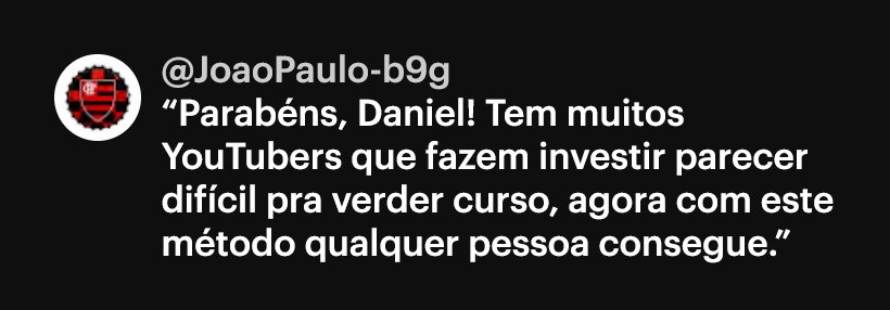 Depoimento de @JoaoPaulo-b9g